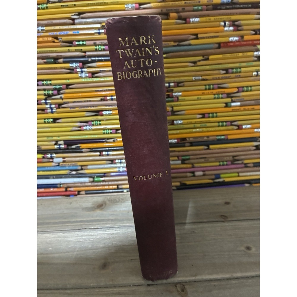 VTG 1924 Mark Twain's Autobiography Volumes 1